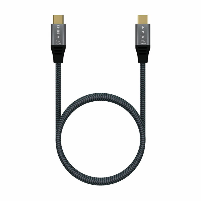 Aisens Cable USB 3.2 Gen2x2 de 2m, 20Gbps, 100W, Gris