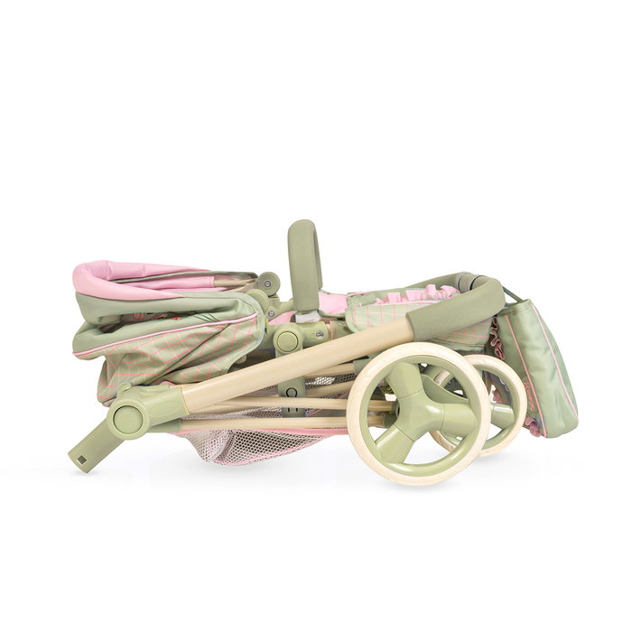 Decuevas Coche de Muñeca 3x1 Plegable Botanic con Bolso
