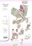 Decuevas Coche de Muñeca 3 en 1 Plegable Botanic para Muñecas de hasta 50 cm - Medidas 79x65x38 cm - Edad Recomendada 3 Años