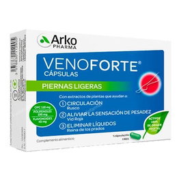 Arkopharma Venoforte Cápsulas Plantas 30 Cápsulas - Suplemento para la Circulación Venosa