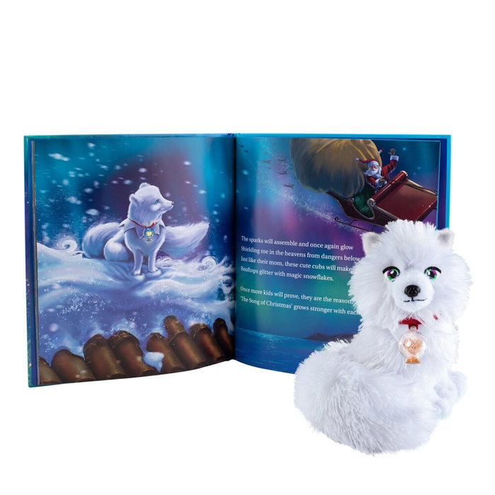 CEFA TOYS Set Cuento + Peluche Zorro Ártico Elf Pets español