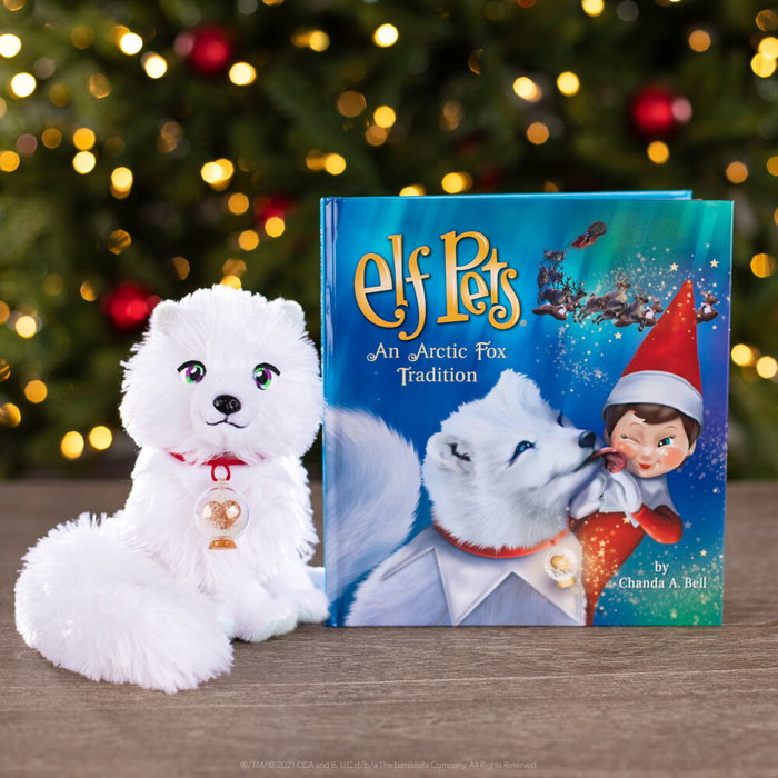 CEFA TOYS Set Cuento + Peluche Zorro Ártico Elf Pets español