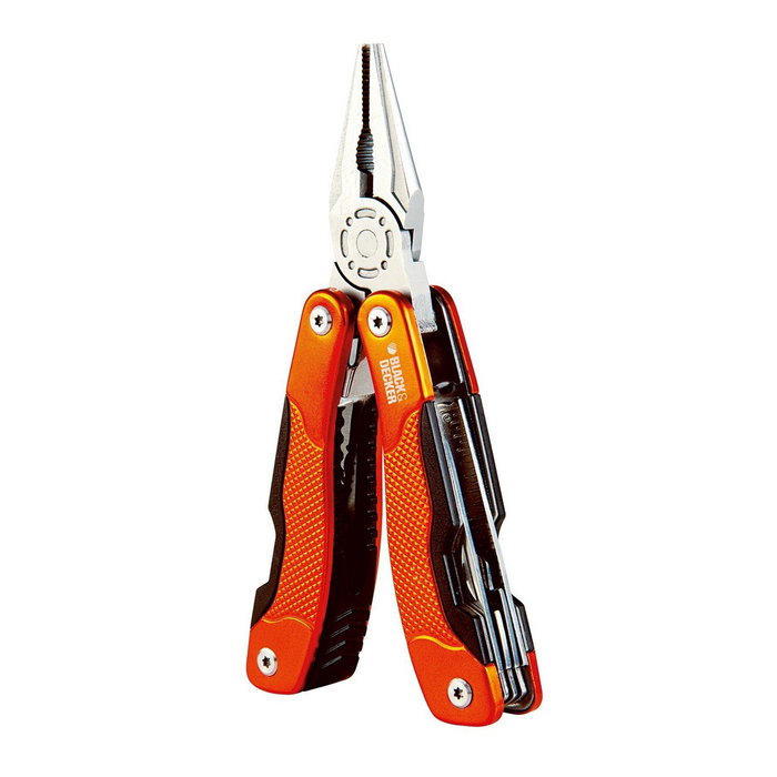 Black+Decker Multiherramienta 12 en 1 Metal / naranja