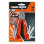 Black+Decker Multiherramienta 12 en 1 Metal / naranja