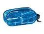 Safta Bolso Escolar Portatodo Doble con Diseño 3D Hot Wheels para Lápices y Utensilios, 80x60x210 mm