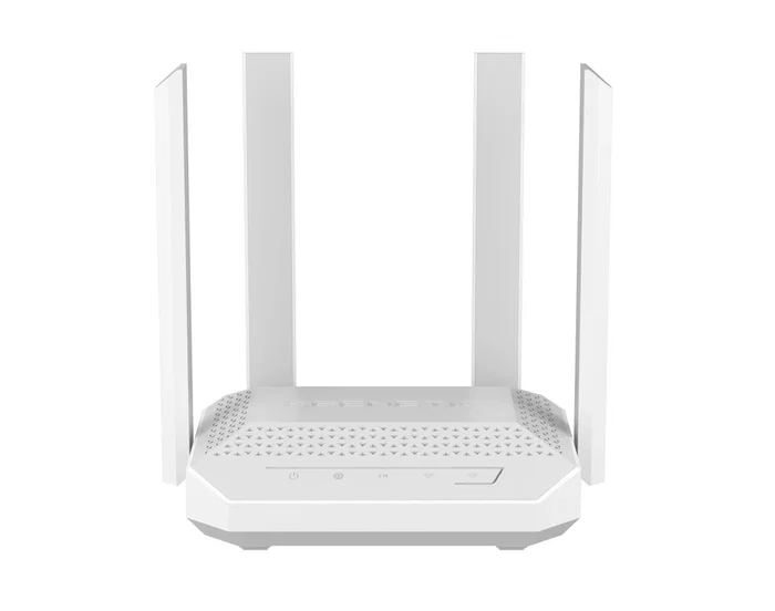 Keenetic Challenger KN-3910 Router inalámbrico Mesh Wi-Fi 6 AX3000 con 2 Puertos Ethernet 2.5 Gigabit, Doble Banda (2.4GHz/5GHz), Gris y Blanco