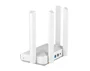 Keenetic Challenger KN-3910 Router inalámbrico Mesh Wi-Fi 6 AX3000 con 2 Puertos Ethernet 2.5 Gigabit, Doble Banda (2.4GHz/5GHz), Gris y Blanco
