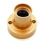 F-Line Portalámparas Superficie E27 Dorado 250V~, Plástico, Ø67x57mm