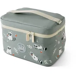 Monbento Bolsa Térmica Nevera Infantil Frosty 5L con Diseño Mapache Raccoon - AACBE69526 - Para Almuerzos Escolares y Comidas