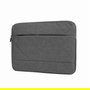Celly NOMADSLEEVE15GR Funda para Portátil de 40,6 cm (16") Gris - Incluye Compartimento para Tableta - Resistente al Polvo, Rayones y Salpicaduras