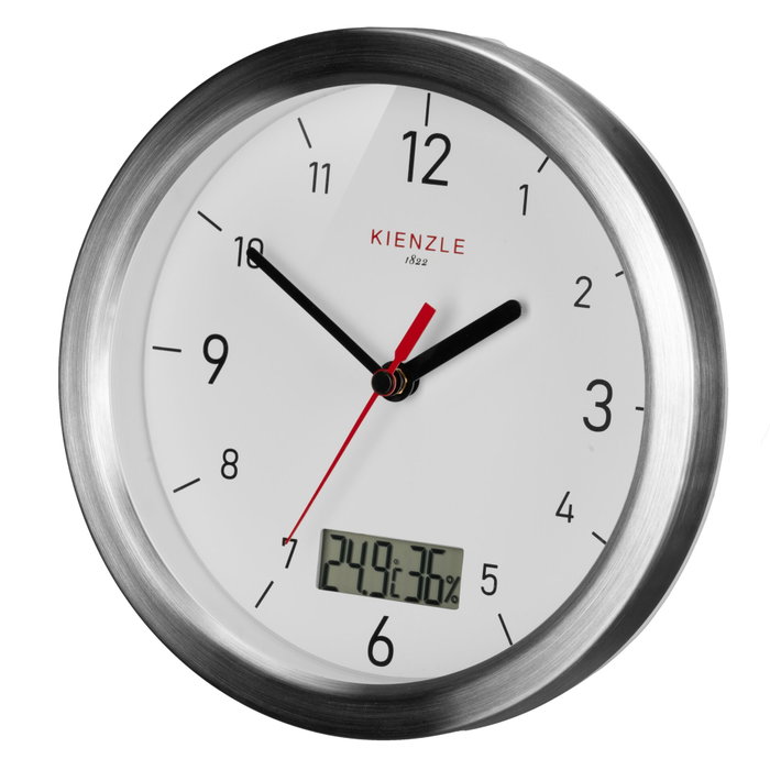 Kienzle Reloj para Baño DCF Radio-Controlled con Termohigrómetro Kienzle Reloj para Baño DCF Radio-Controlled con Termohigrómetro