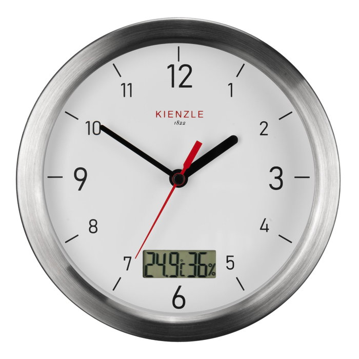 Kienzle Reloj para Baño DCF Radio-Controlled con Termohigrómetro Kienzle Reloj para Baño DCF Radio-Controlled con Termohigrómetro