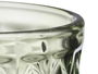 VIVALTO Copa Diamante Verde 220 ml Vidrio 8x15x8cm (Set de 24)