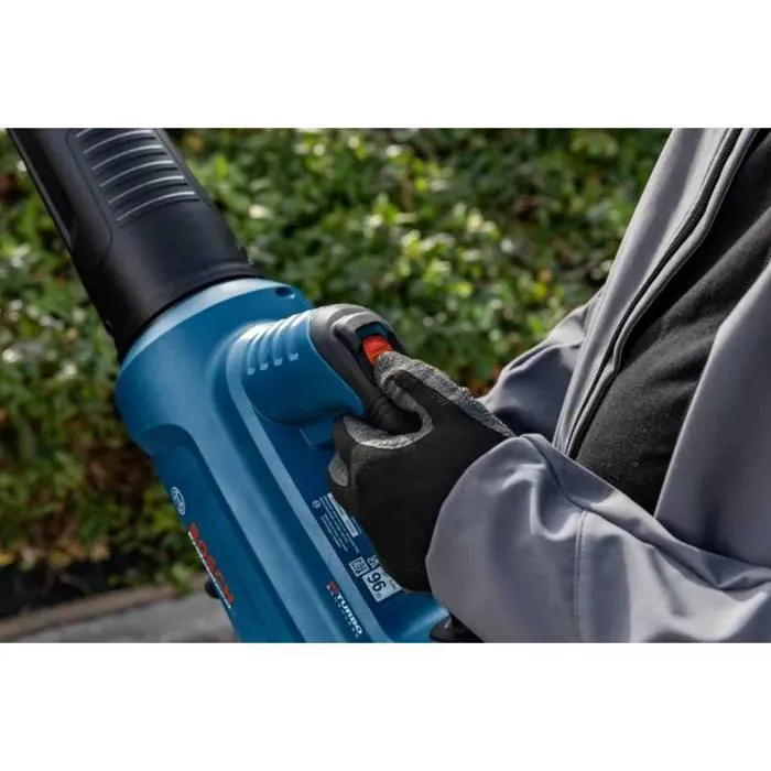 Bosch Professional GBL 18V-750 Soplador, Motor sin escobillas BITURBO, Velocidad del aire 198 km/h, Caudal 780 m³/h