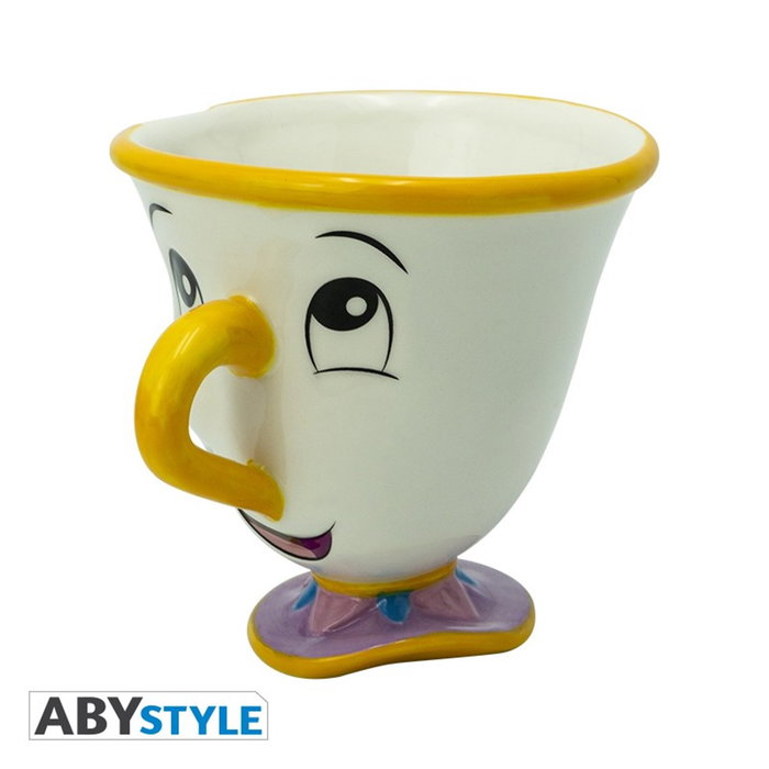 Abysse Taza 3D Chip de La Bella y la Bestia de Disney 250ml Abysse Taza 3D Chip de La Bella y la Bestia de Disney 250ml