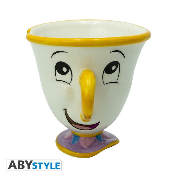 Abysse Taza 3D Chip de La Bella y la Bestia de Disney 250ml Abysse Taza 3D Chip de La Bella y la Bestia de Disney 250ml