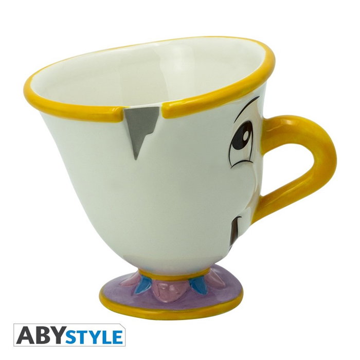 Abysse Taza 3D Chip de La Bella y la Bestia de Disney 250ml Abysse Taza 3D Chip de La Bella y la Bestia de Disney 250ml