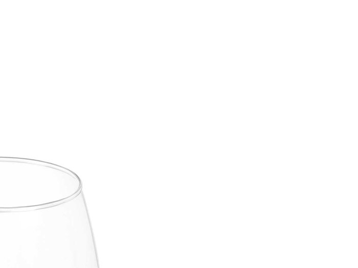 Giftdecor Jarron Cristal Abombado Transparente 30 cm (Set de 4)