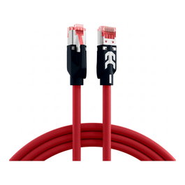 EFB Elektronik Cable RJ45 Patch Cat.6A S/FTP PUR Draka UC900 TM21 0,5m rojo