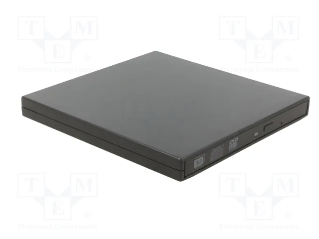 QOLTEC Unidad de DVD externa negra USB 2.0 QOLTEC Unidad de DVD externa negra USB 2.0