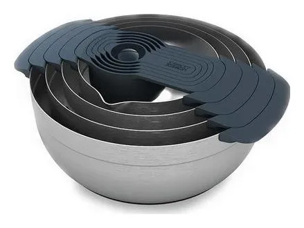 Joseph Joseph Nest Set de Preparación de Alimentos de 9 Piezas en Acero Inoxidable