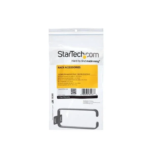 Startech Anilla Pasacables en D Vertical 1U 4,5x10cm Startech Anilla Pasacables en D Vertical 1U 4,5x10cm