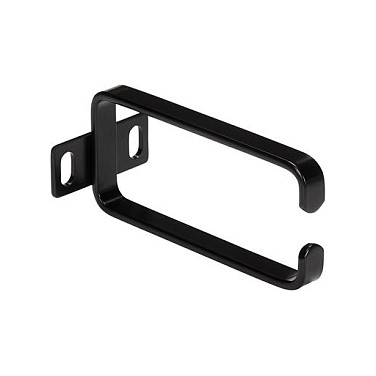 StarTech Anilla Pasacables en D Vertical 1U para Rack - Gestión de Cableado en Armarios, Acero Negro 4.5x10cm