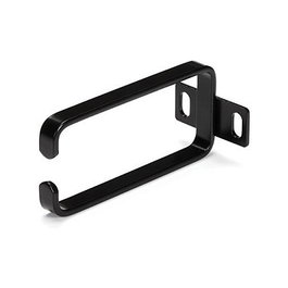 StarTech Anilla Pasacables en D Vertical 1U para Rack - Gestión de Cableado en Armarios, Acero Negro 4.5x10cm