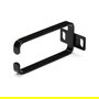 StarTech Anilla Pasacables en D Vertical 1U para Rack - Gestión de Cableado en Armarios, Acero Negro 4.5x10cm