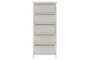 DKD Home Decor Cajonera Blanco 32 x 98 x 42 cm 5 Cajones Bambu Paulownia