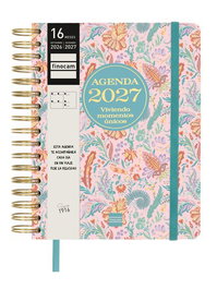 Finocam Agenda Anual Vitae Wire-O 2026-27 16 Meses 4º Rosa