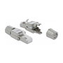 DeLOCK 86476 Conector RJ-45 Cat6a STP sin herramientas en gris