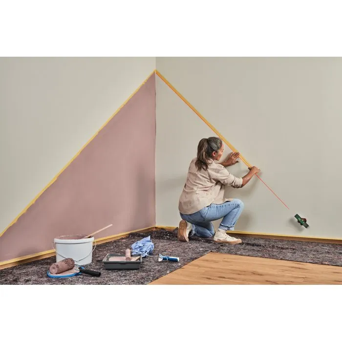 Bosch BOS4053423304770 Nivel de pared universal Laser Lines - Con manual y 2 pilas AA de 1.5V