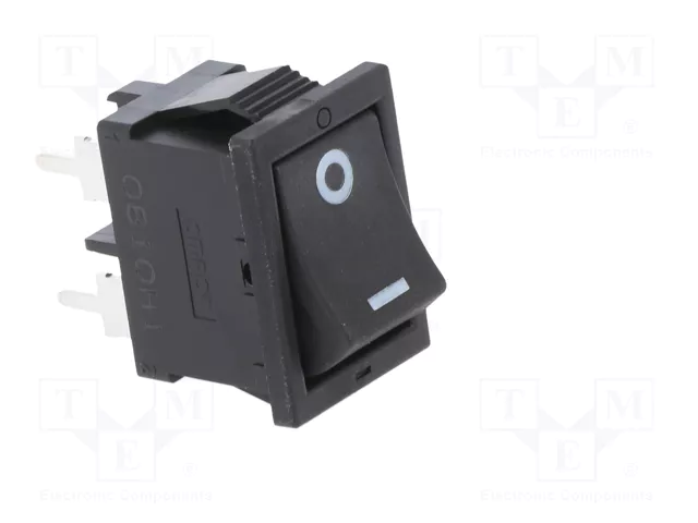 Aratas (Formerly Omron Components) Interruptor Rocker DPST ON-OFF Negro Aratas (Formerly Omron Components) Interruptor Rocker DPST ON-OFF Negro