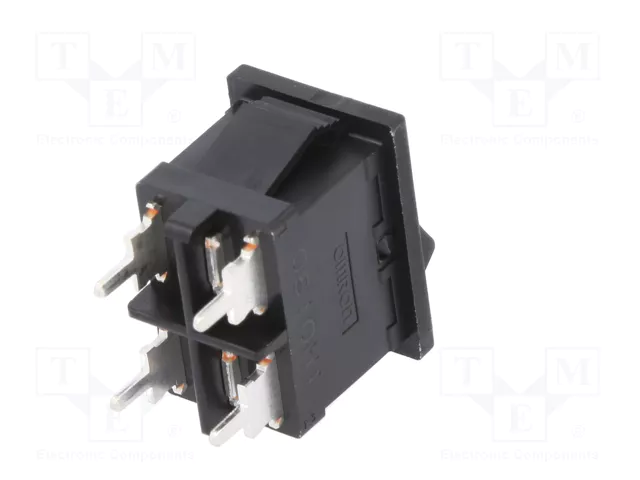 Aratas (Formerly Omron Components) Interruptor Rocker DPST ON-OFF Negro Aratas (Formerly Omron Components) Interruptor Rocker DPST ON-OFF Negro