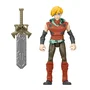 Mattel Figura Masters of the Universe Prince Adam - Figura de PVC 14 cm con arma y efecto Power Attack para la serie He-Man de Netflix