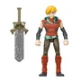 Mattel Figura Masters of the Universe Prince Adam - Figura de PVC 14 cm con arma y efecto Power Attack para la serie He-Man de Netflix