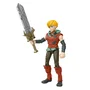 Mattel Figura Masters of the Universe Prince Adam - Figura de PVC 14 cm con arma y efecto Power Attack para la serie He-Man de Netflix