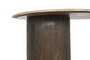 DKD Home Decor Mesa Centro Moderna Beige/Marrón Oscuro 70x120x40 cm