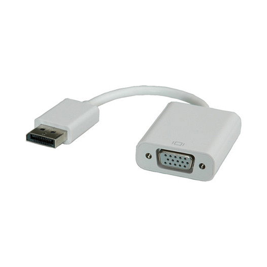 ROLINE Adaptador DP-VGA ST/BU V1.2 DisplayPort a VGA Blanco v1.2 ROLINE Adaptador DP-VGA ST/BU V1.2 DisplayPort a VGA Blanco v1.2