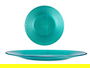 Vivalto Plato Vidrio Turquesa 27.5 cm (Set de 12)