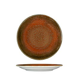 SUMMA Plato llano MAGMA 20 cm, vajilla decorada, colección media (Set de 6)