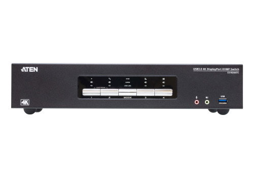 ATEN CS1924ATC Switch KVM de 4 Puertos USB 3.0 y DisplayPort 4K ATEN CS1924ATC Switch KVM de 4 Puertos USB 3.0 y DisplayPort 4K