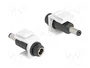 DeLOCK Módulo Keystone DC 5,5 x 2,1 mm Hembra a Macho Blanco