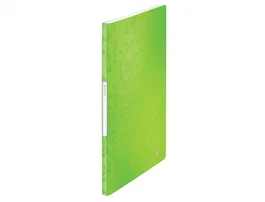 Leitz Wow Carpeta Expositor Polipropileno Din A4 20 Fundas Verde