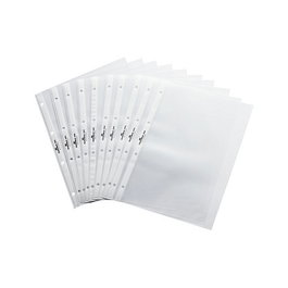 Durable 8566-19 Fundas perforadas DIN A4 horizontal transparente