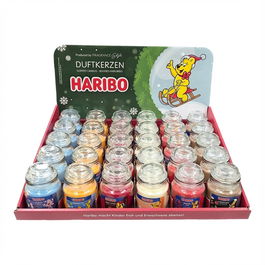 HARIBO Thekendisplay Haribo Winter 30 x 85g, 5 x Fluffy Clouds, 5 x