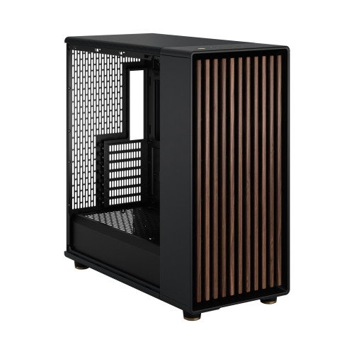 Fractal Design FD-C-NOR1X-01 Caja de Ordenador Midi Tower Negro, Carbón Vegetal, PC Gaming