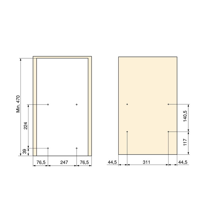 Emuca Carro extraíble Supra de fijación inferior con cierre suave, módulo 400mm, Acero, Cromado