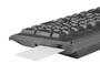 Natec Teclado Oficina USB QWERTY Español Negro NKL-2052 - Teclado Completo de Membrana con 105 Teclas y Lector de Tarjetas Inteligentes